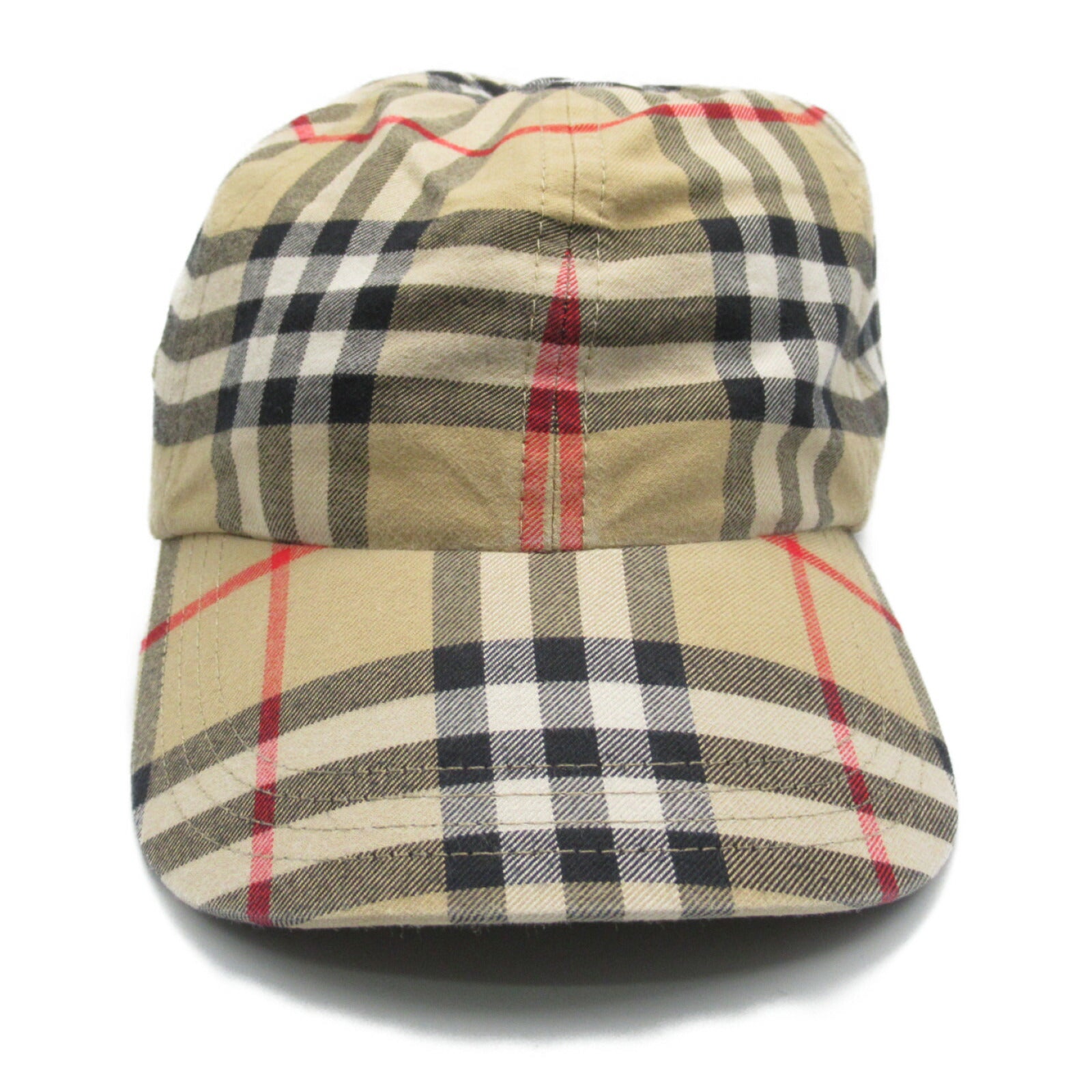 Burberry Cotton Baseball Cap Beige Unisex