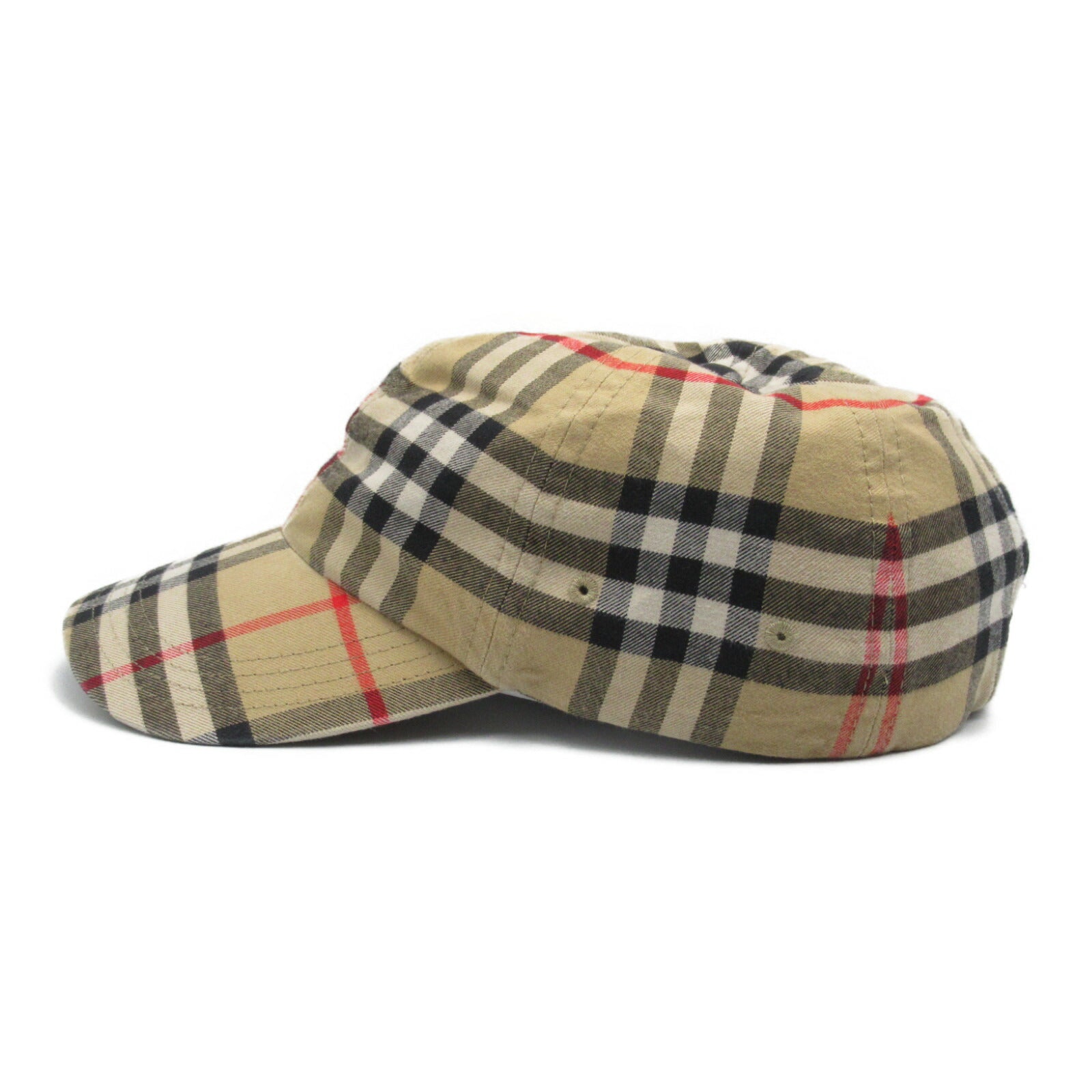 Burberry Cotton Baseball Cap Beige Unisex