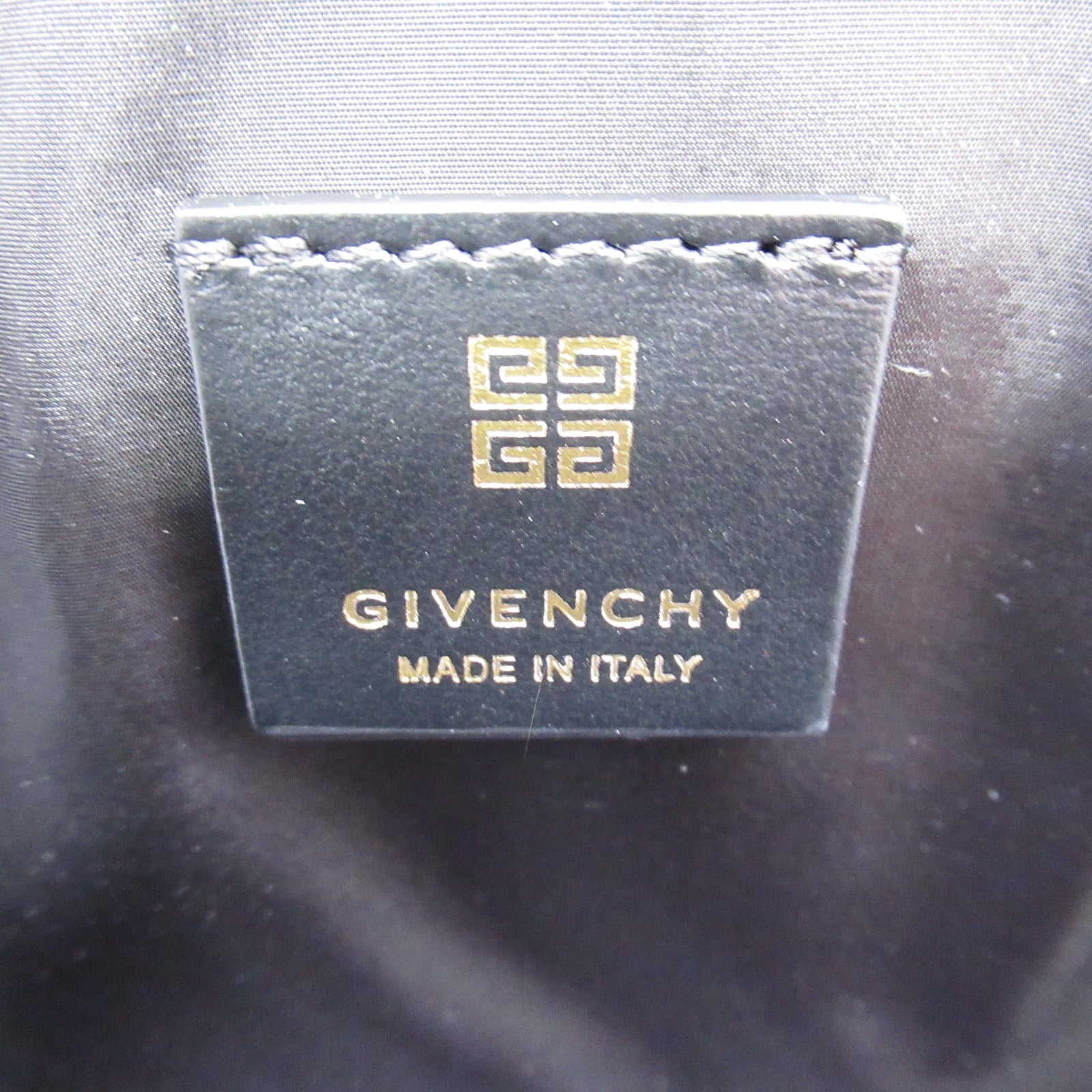 Givenchy Embossed Leather Mini Pouch Leather Vanity Bag BB60K5B1GT001 in Great Condition