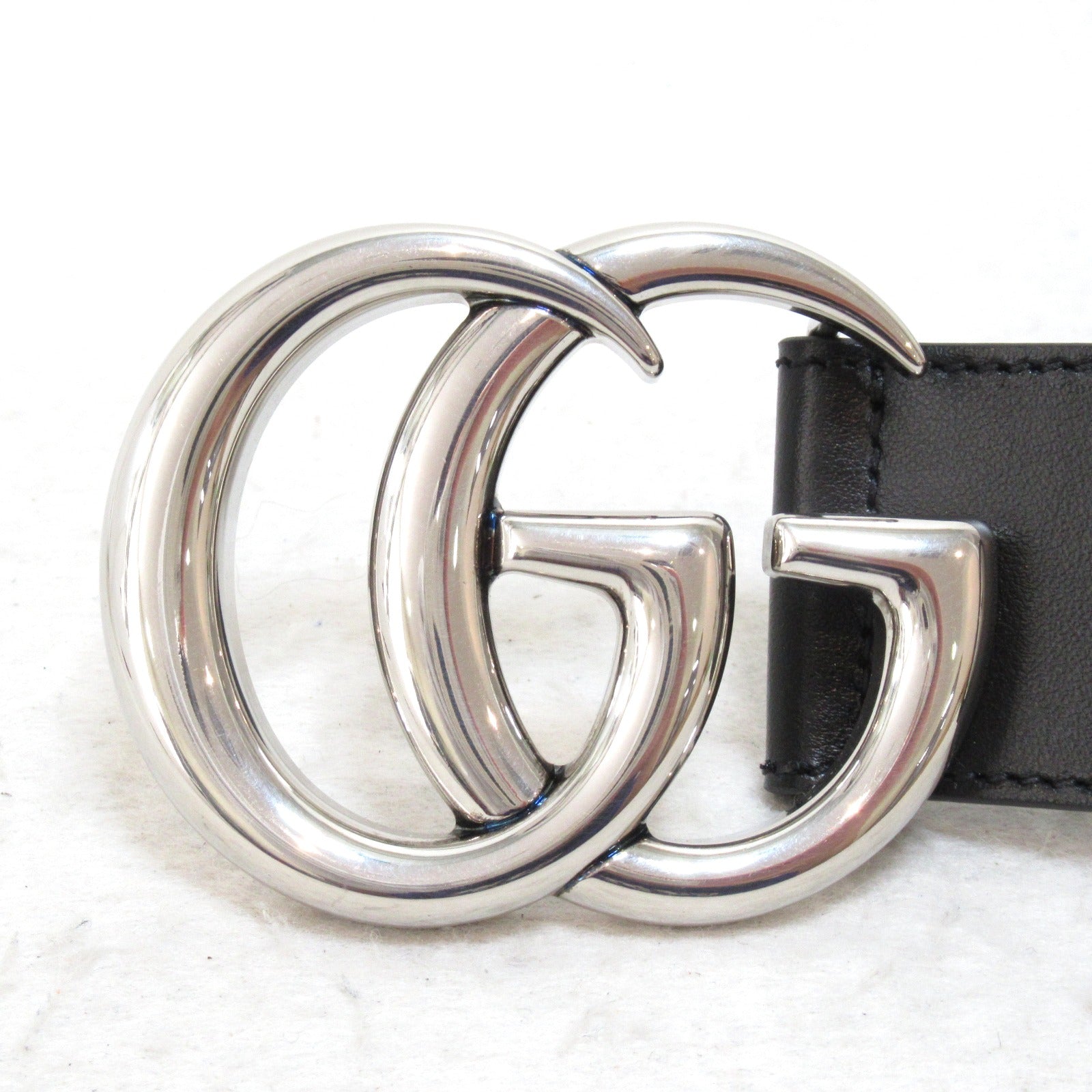 Gucci Leather Wide Belt Black