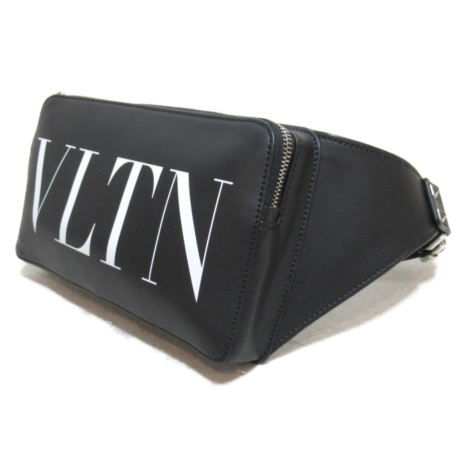 Valentino Leather Waist Bag Black