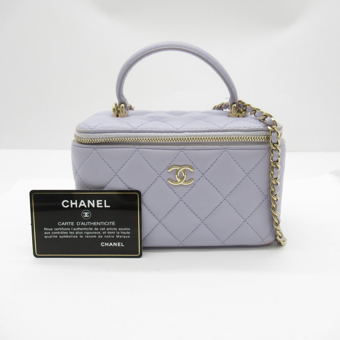 Chanel Mini Vanity Chain Shoulder Bag Leather Vanity Bag 31655159 in Good Condition