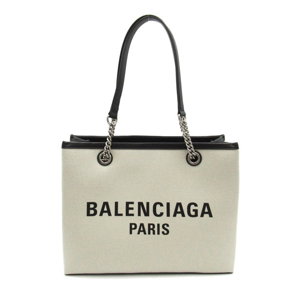 Balenciaga Logo Canvas Tote Bag Canvas Tote Bag 7599732AAOK9260 in Excellent condition