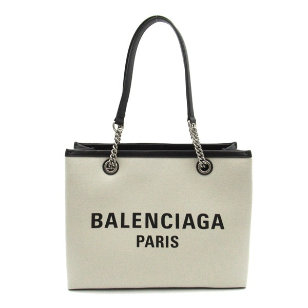 Balenciaga Logo Canvas Tote Bag Canvas Tote Bag 7599732AAOK9260 in Excellent Condition