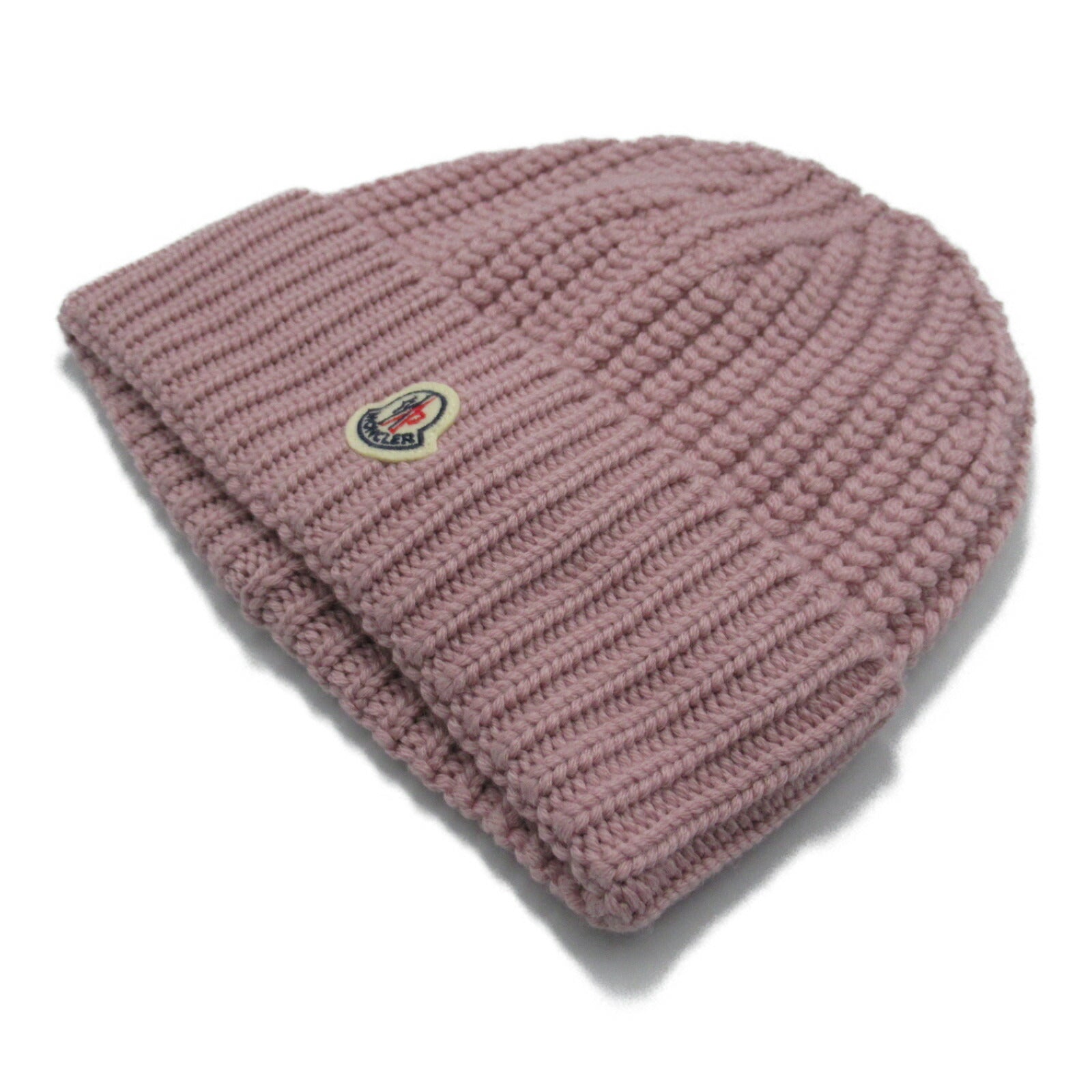 Moncler Wool Knit Cap Hat Pink