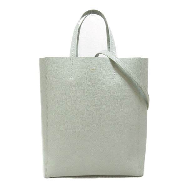Vertical Cabas Grained Leather Tote