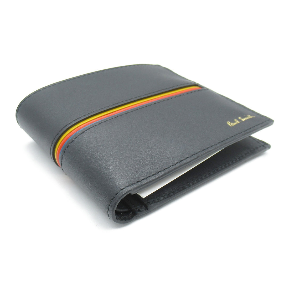 Paul Smith Leather Bifold Wallet Black