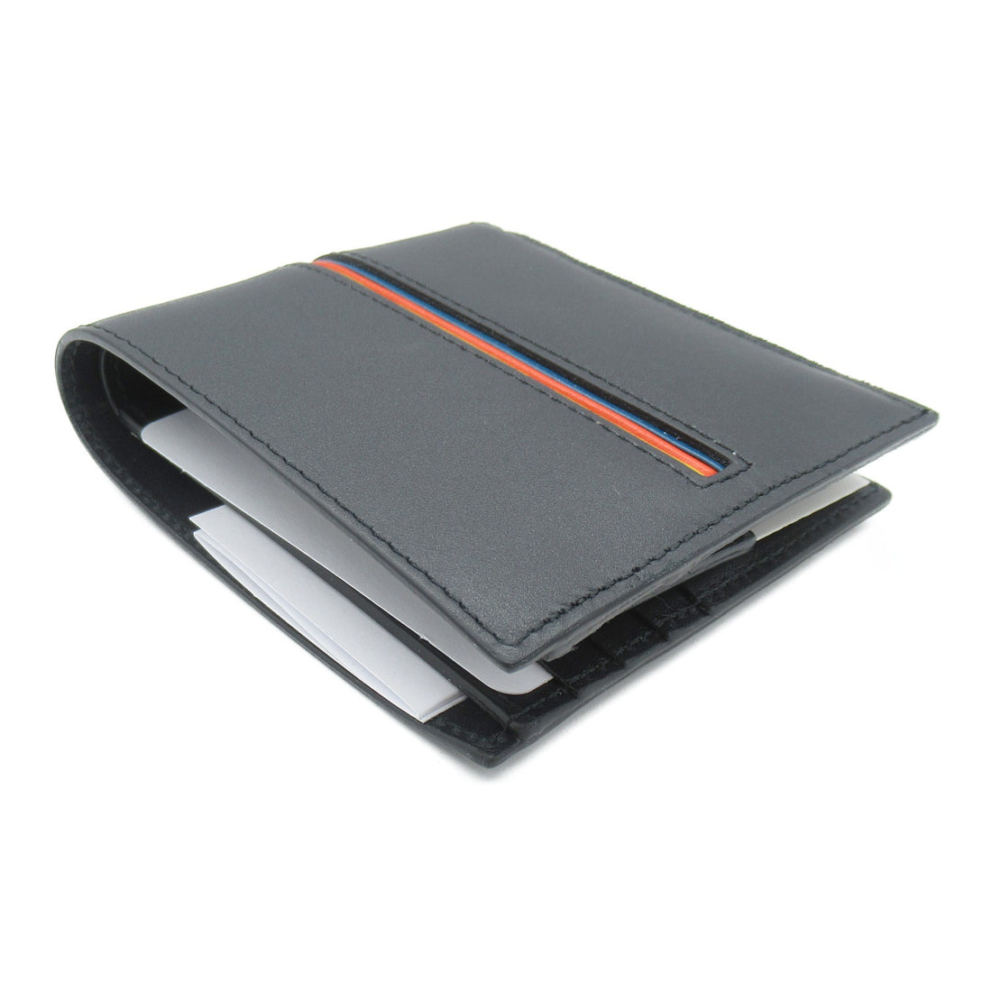 Paul Smith Leather Bifold Wallet Black