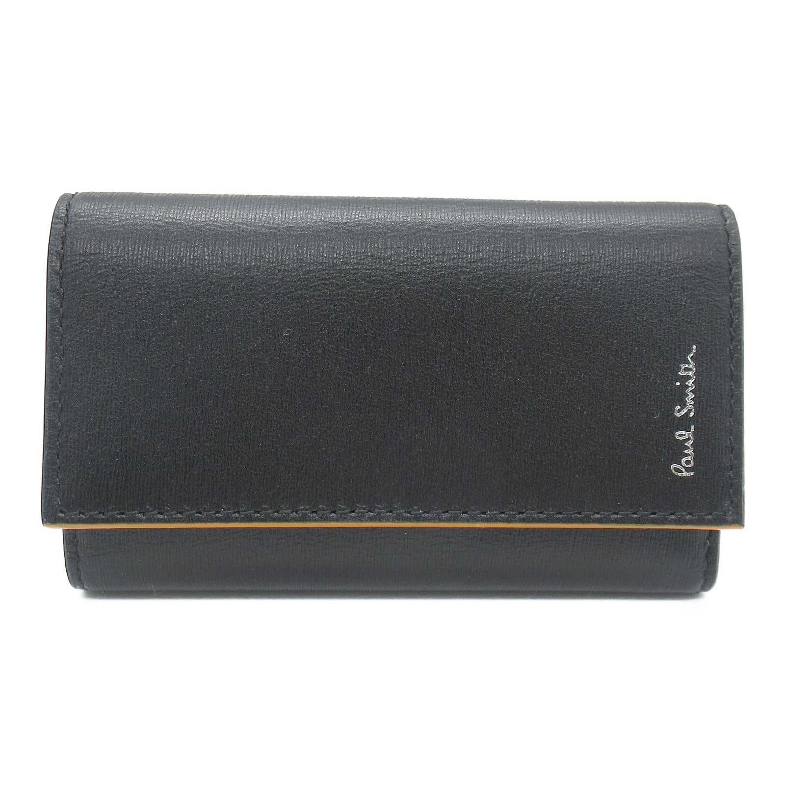 Paul Smith Leather 6 Key Case Black