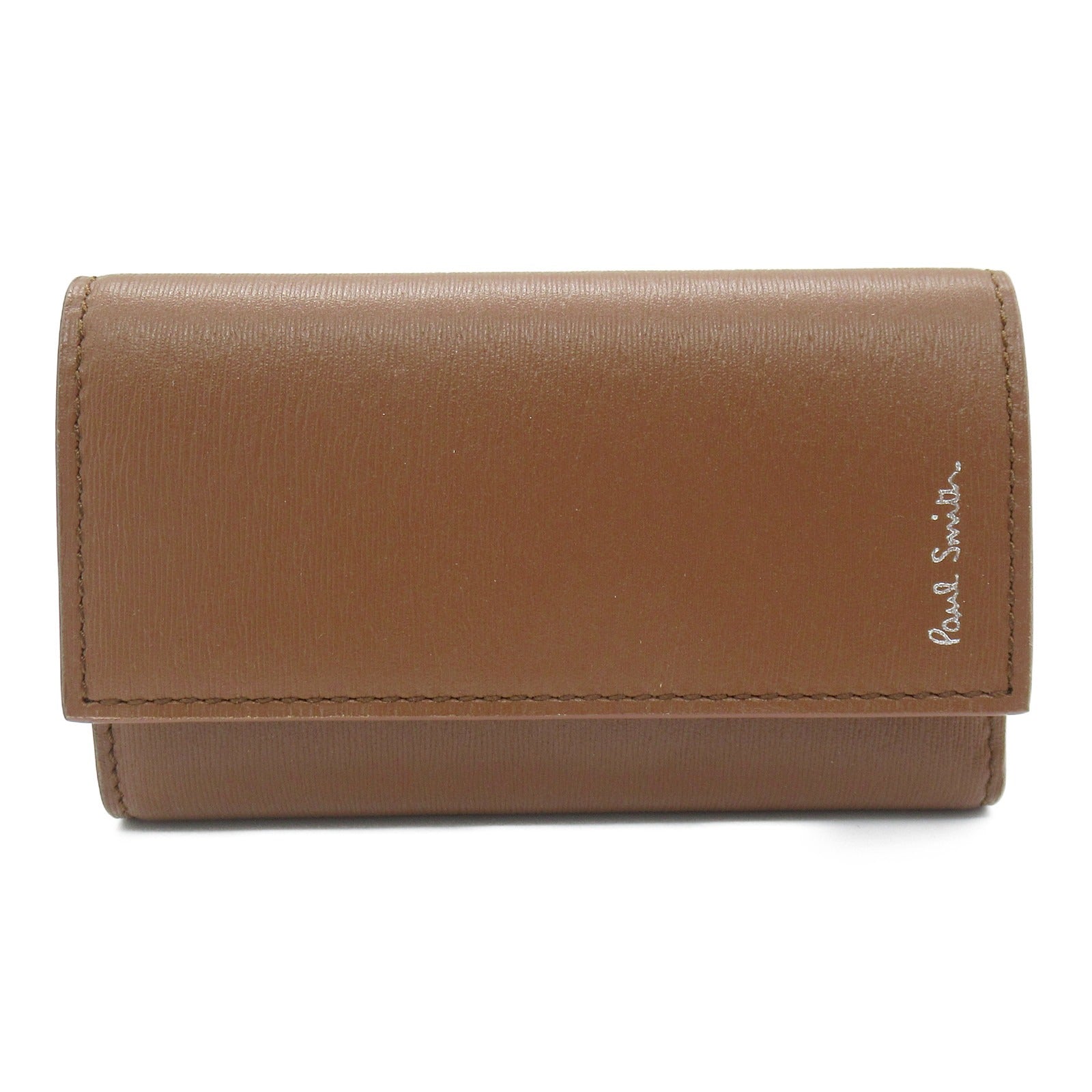 Paul Smith Leather 6 Key Case Brown