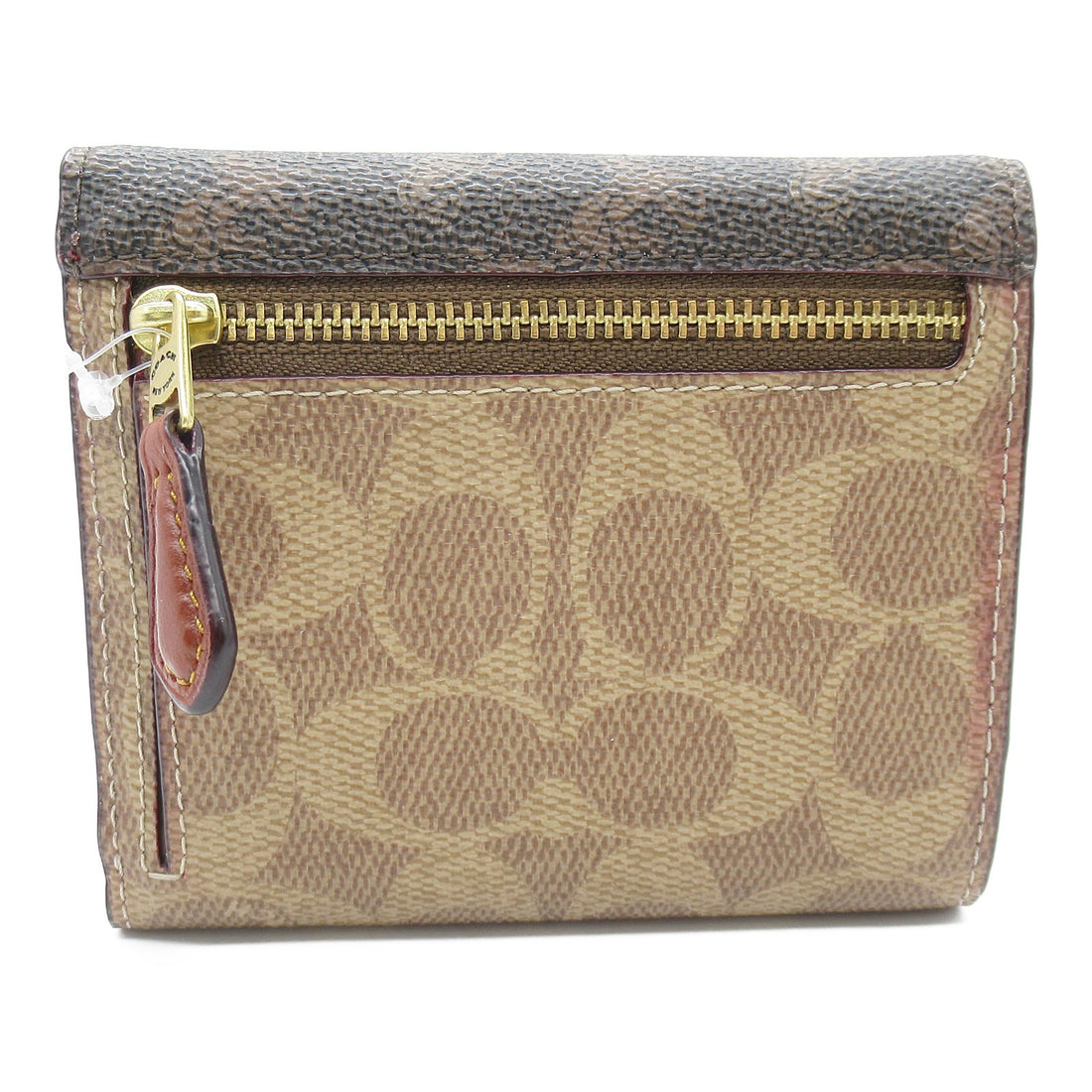 Coach PVC Coated Canvas Trifold Wallet