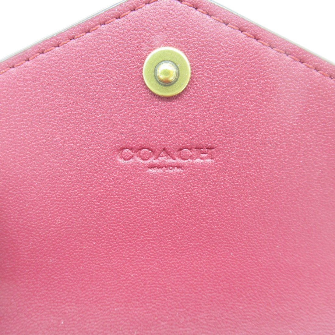 Coach PVC Coated Canvas Trifold Wallet