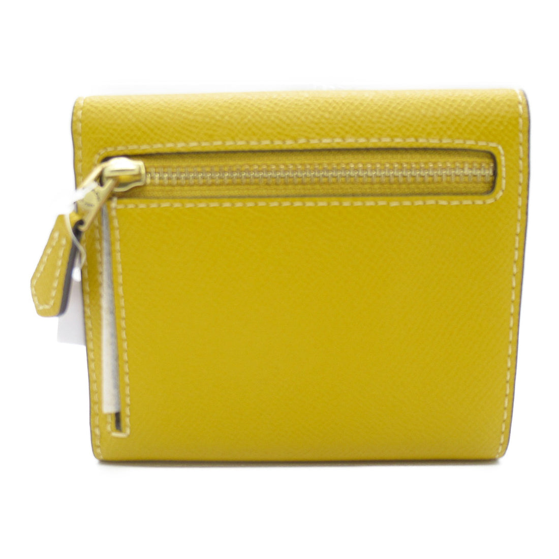 Coach Leather Bifold Wallet Yellow CH808B4EBV