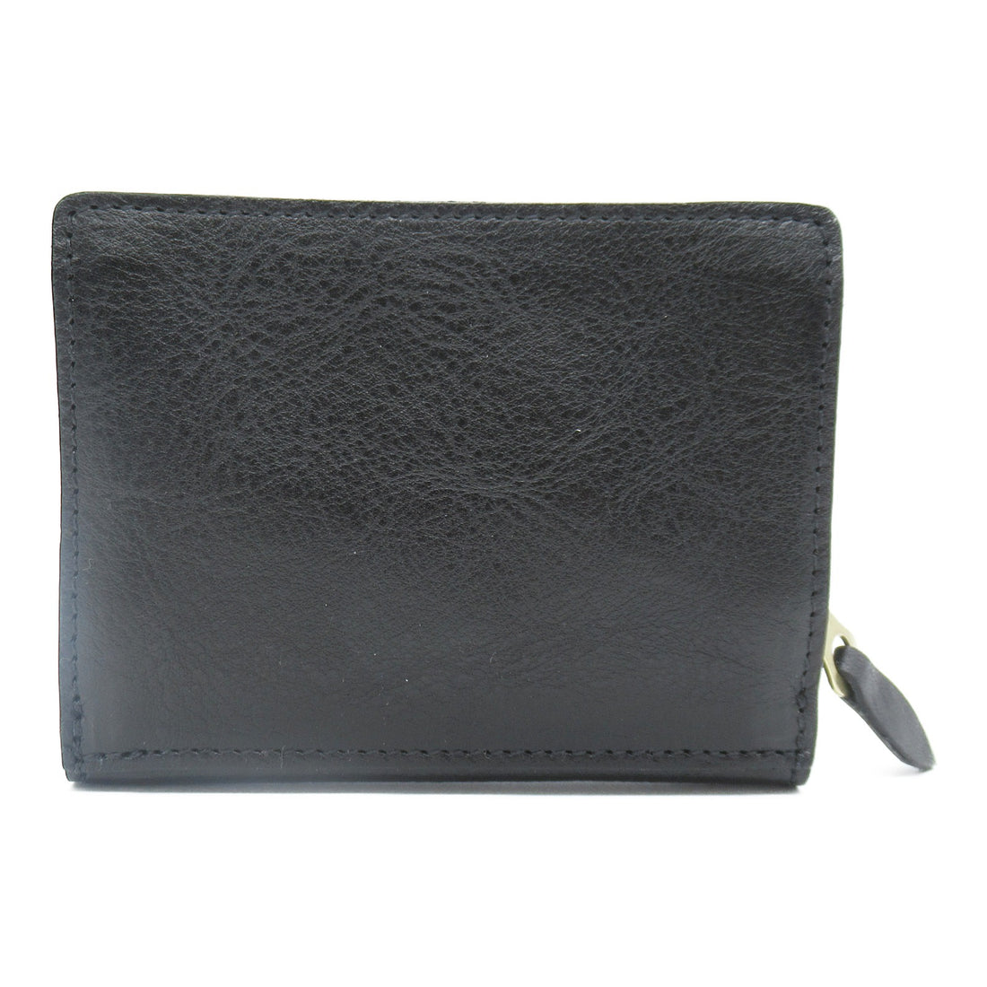 IL BISONTE Leather Trifold Wallet SMW036BK110