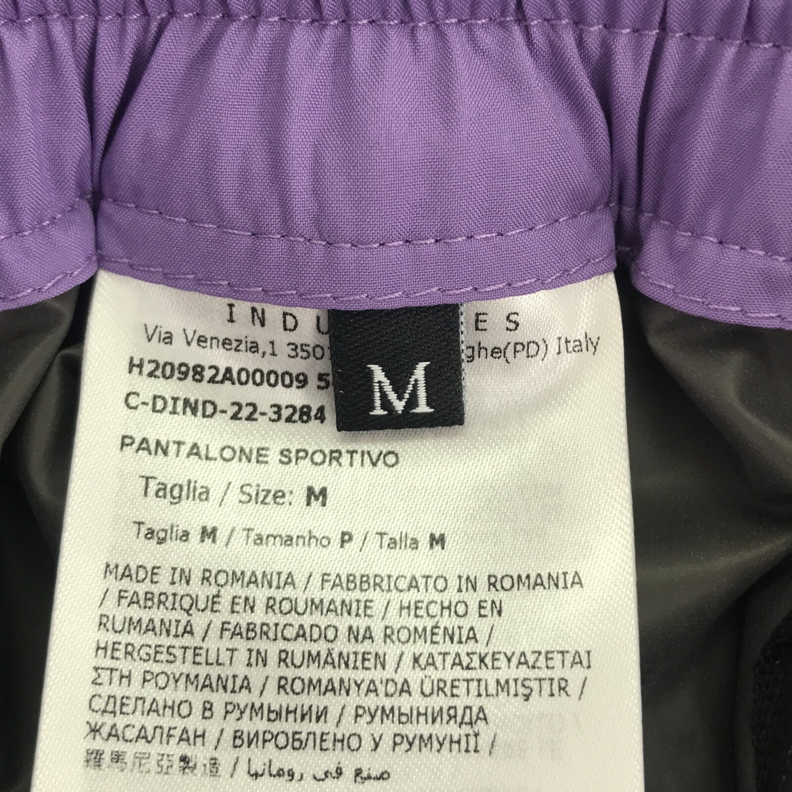 Moncler Women's Polyester Training Pants Purple