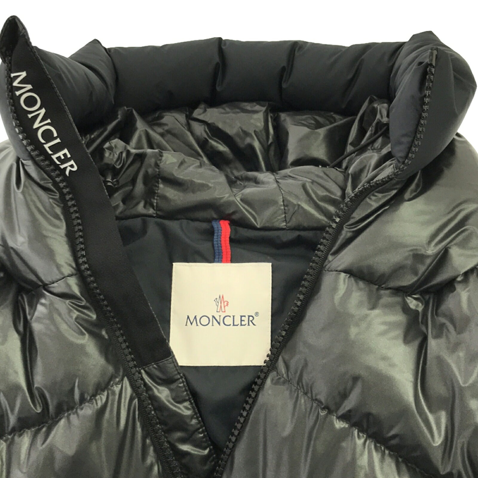 Moncler Nylon Down Jacket Black