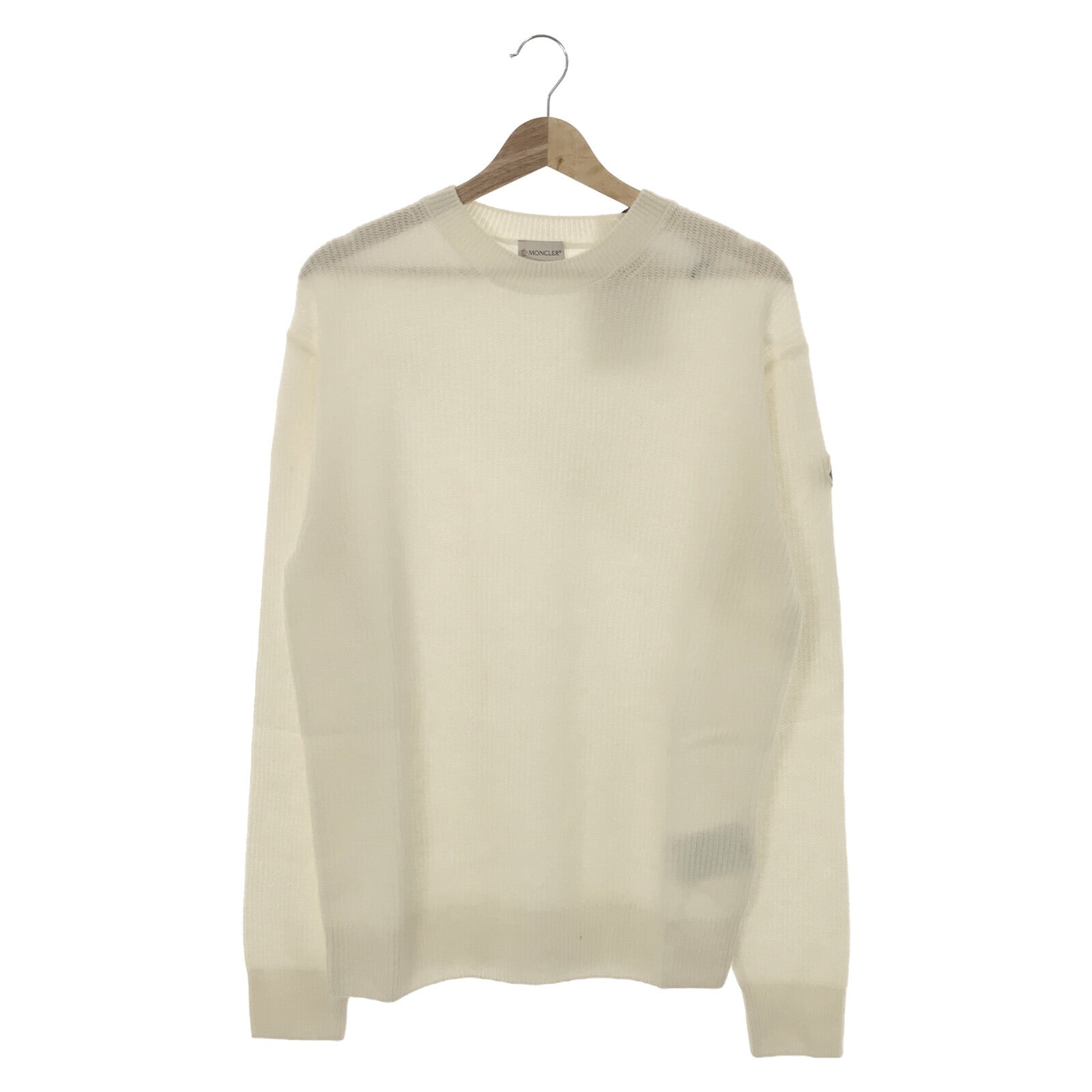 Moncler Cashmere Knit Sweater White