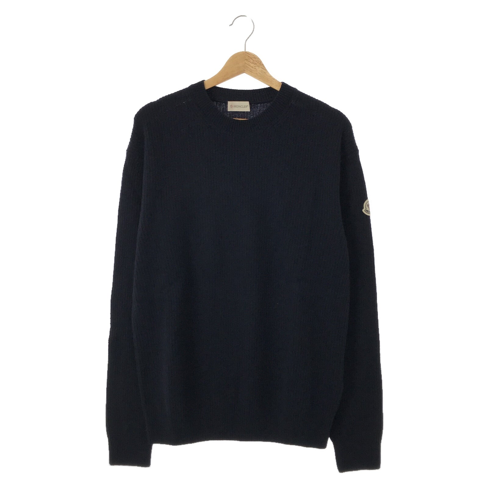 Moncler Wool Knit Sweater Navy