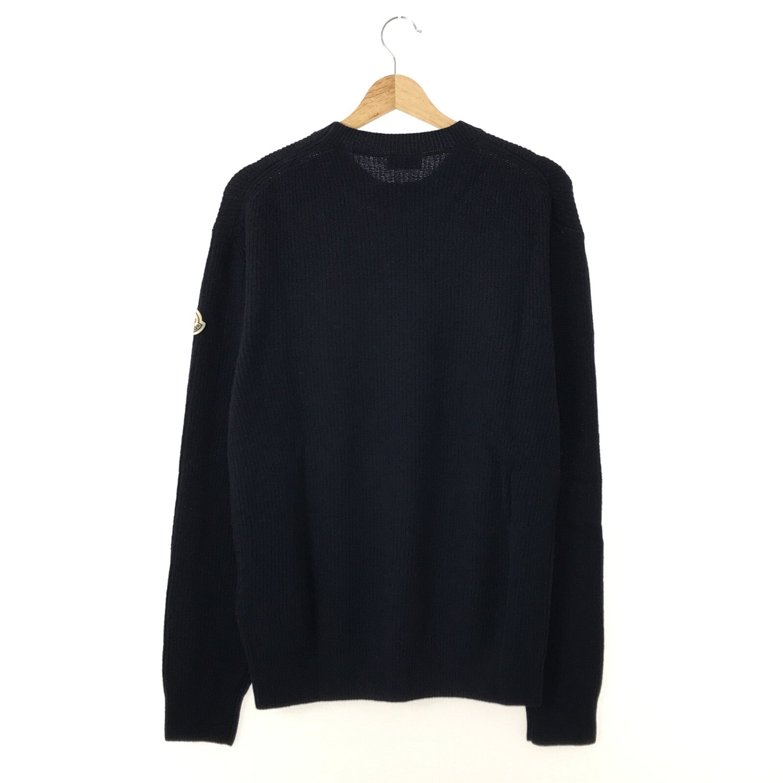 Moncler Wool Knit Sweater Navy