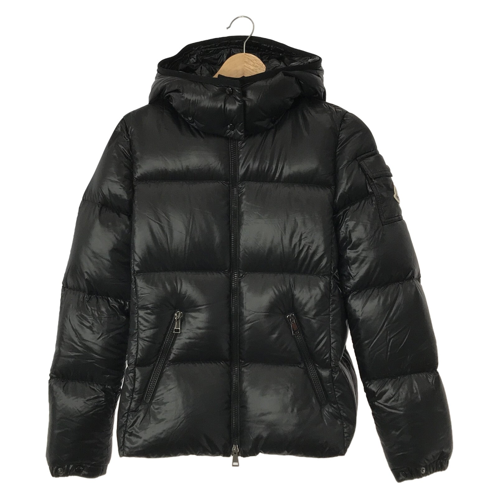 Moncler Nylon Down Jacket Black