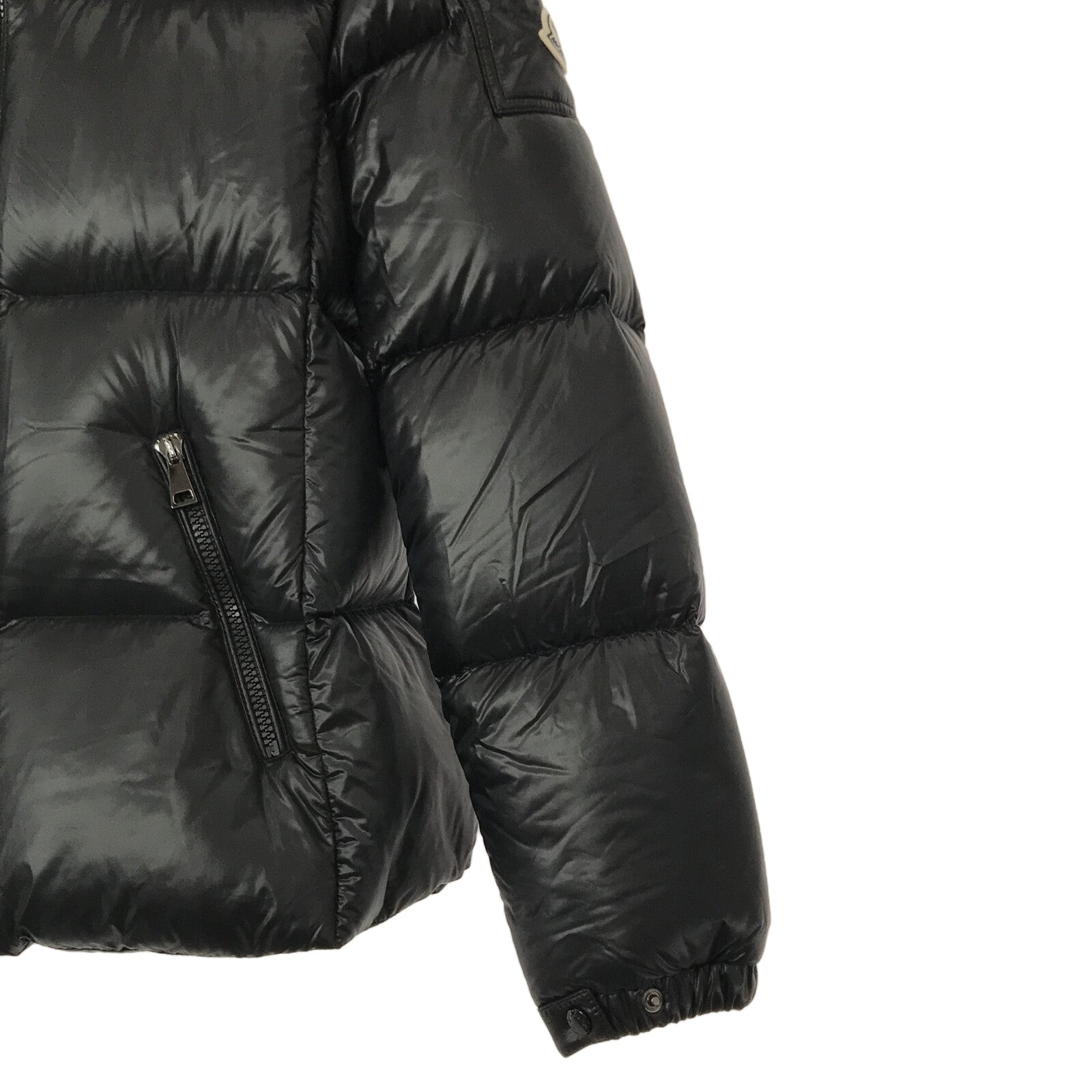 Moncler Nylon Down Jacket Black