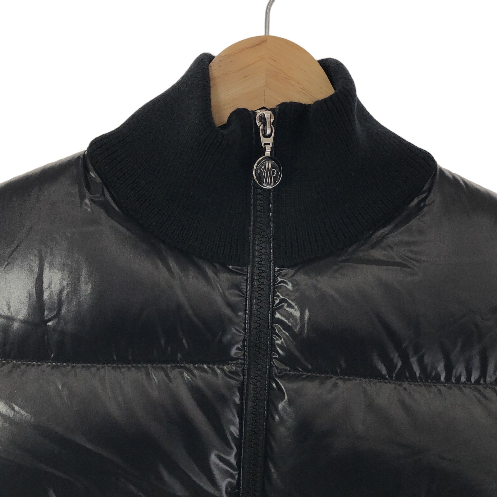 Moncler Nylon Down Jacket Black Women