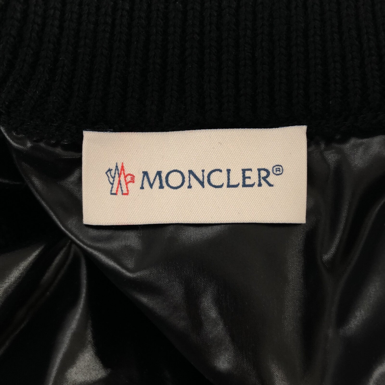 Moncler Nylon Down Jacket Black Women