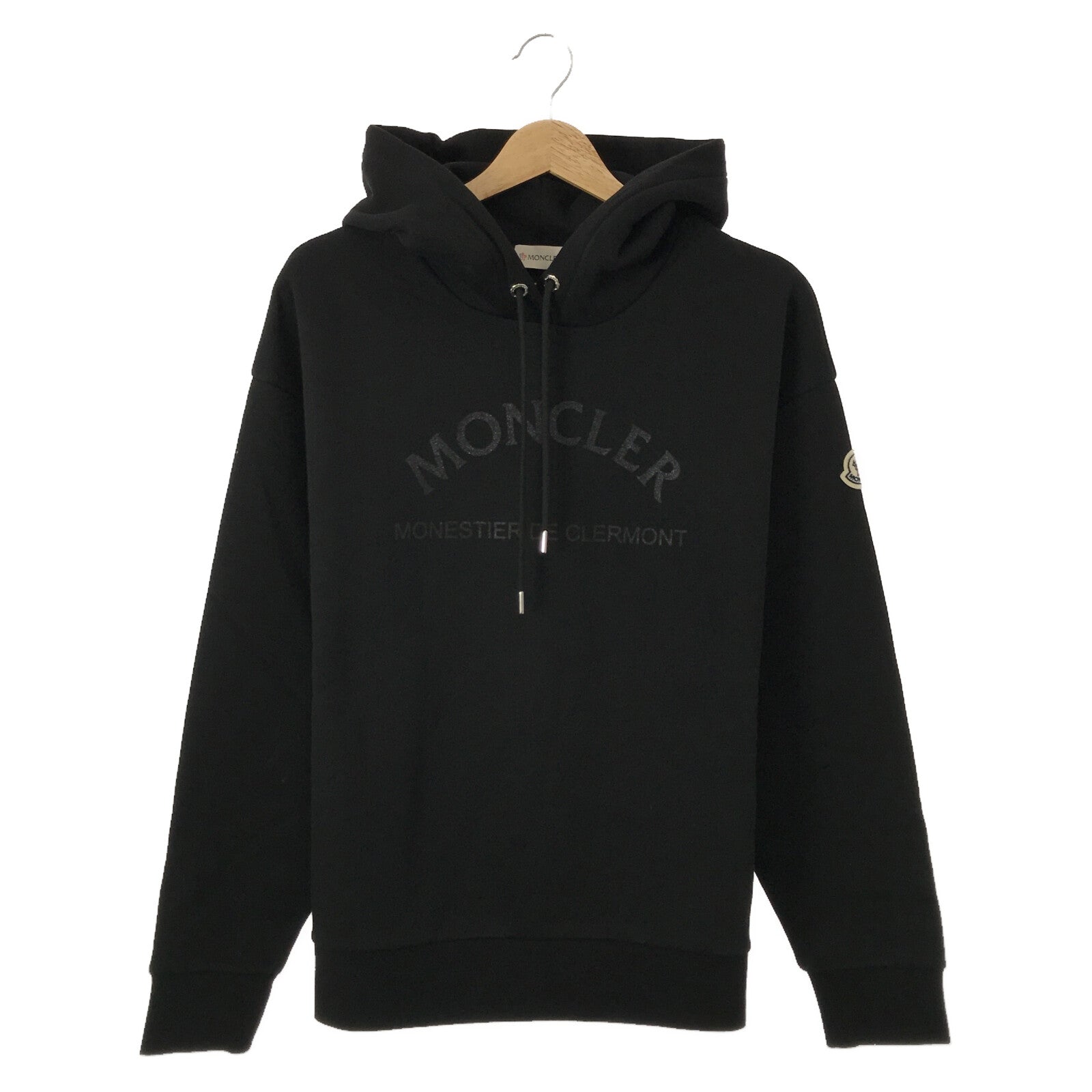 Moncler Cotton Sweat Hoodie Black Unisex