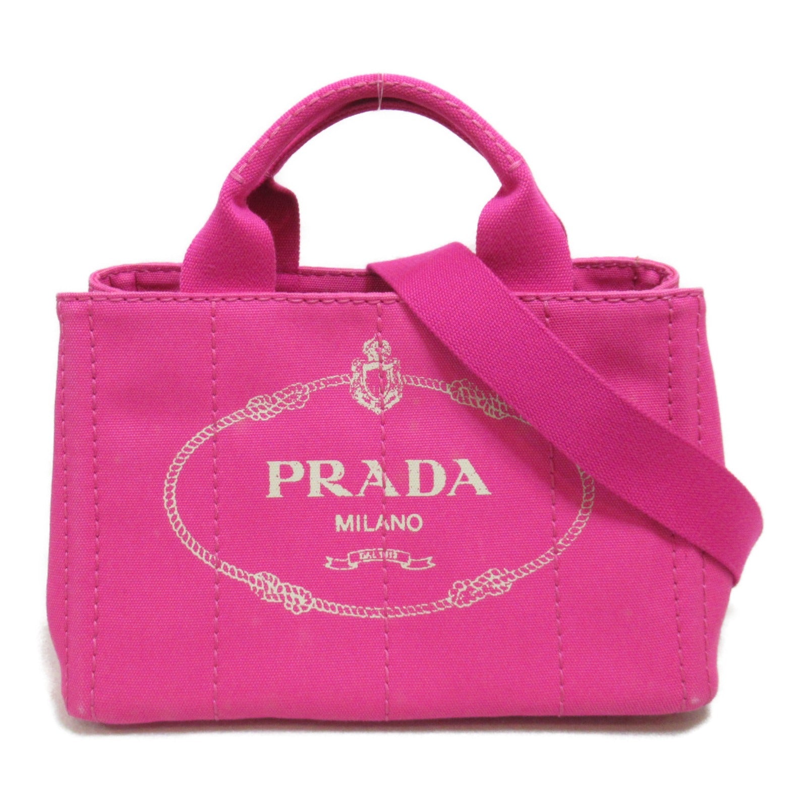 Prada Canapa Tote Bag Canvas Tote Bag in Great Condition