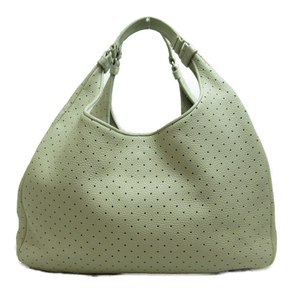 Perforated Leather Hobo Bag