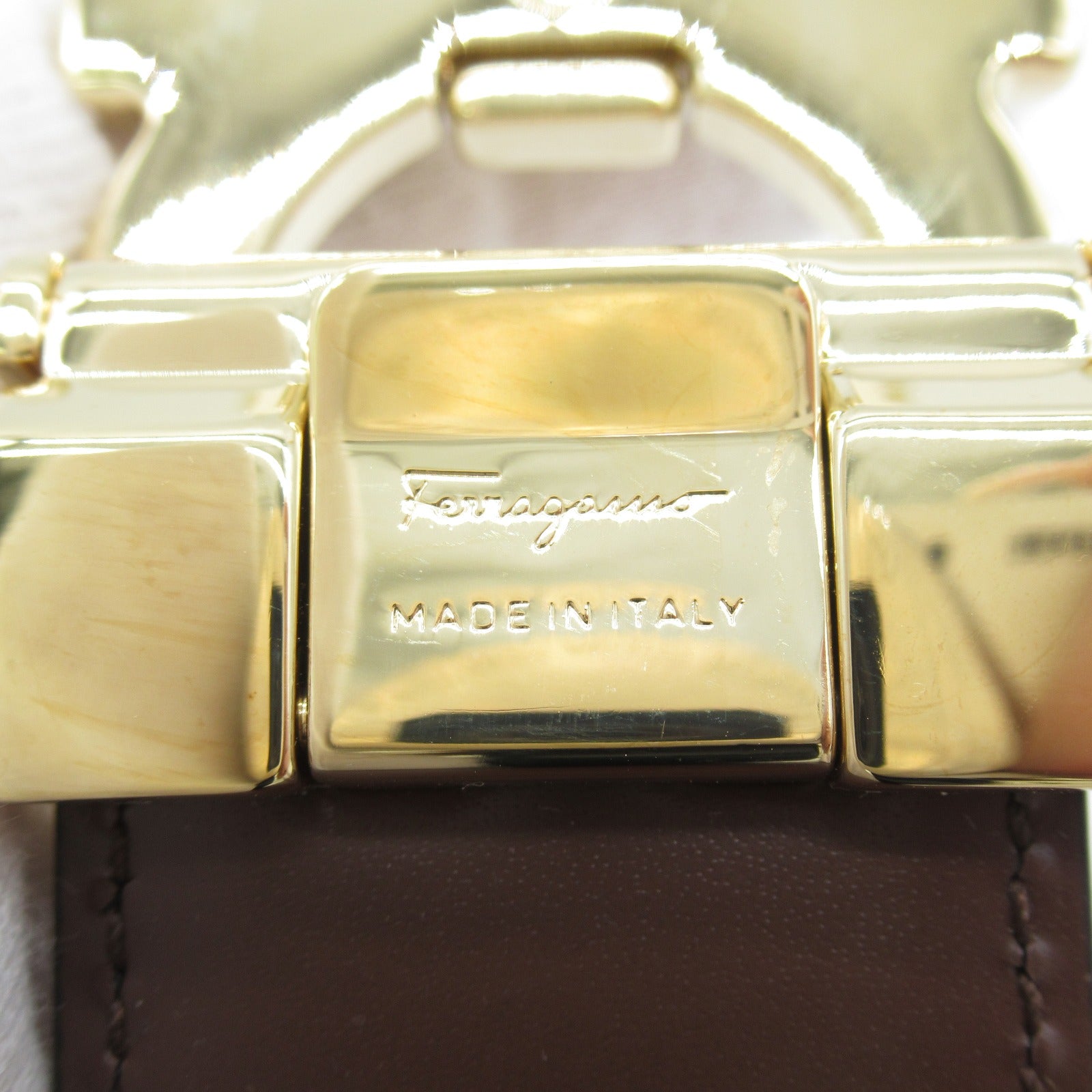 Salvatore Ferragamo Leather Belt Black/Brown