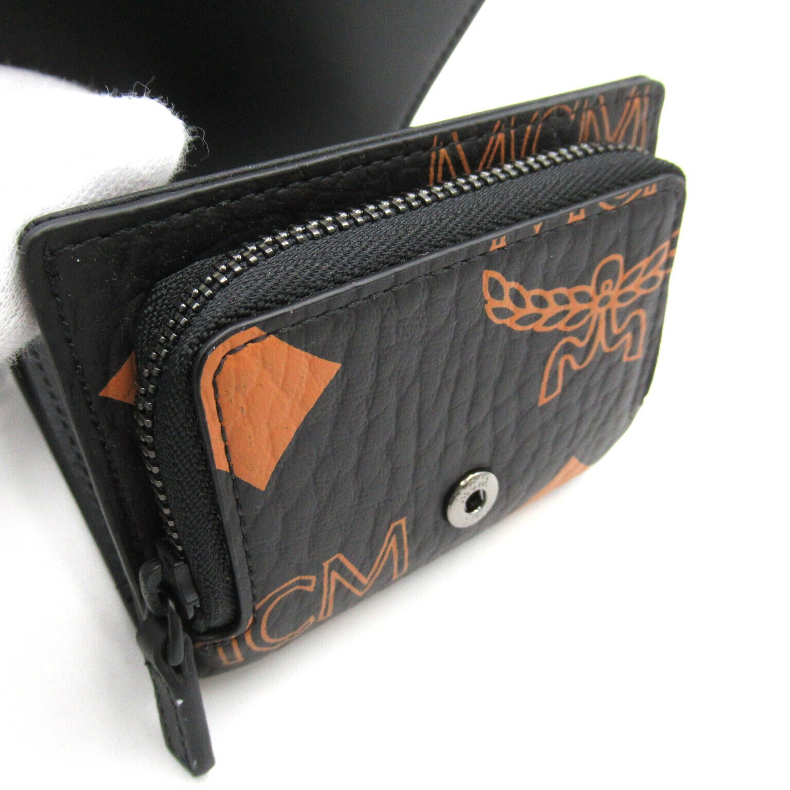 MCM Tri-fold Wallet Polyurethane Polyester