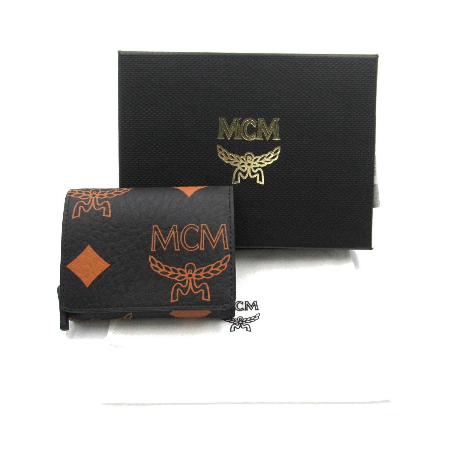 MCM Tri-fold Wallet Polyurethane Polyester