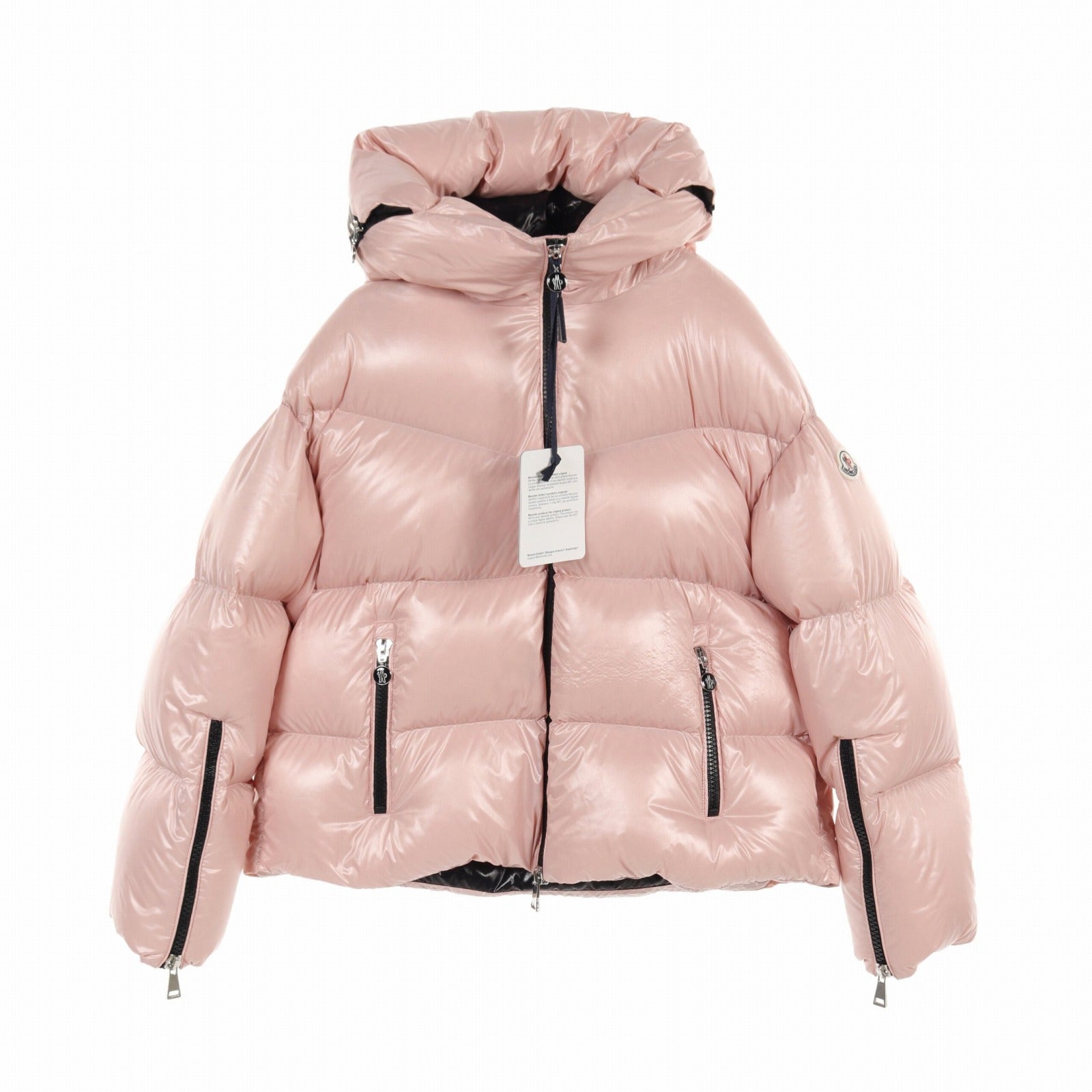 Moncler HUPPE Down Jacket Pink Polyamide