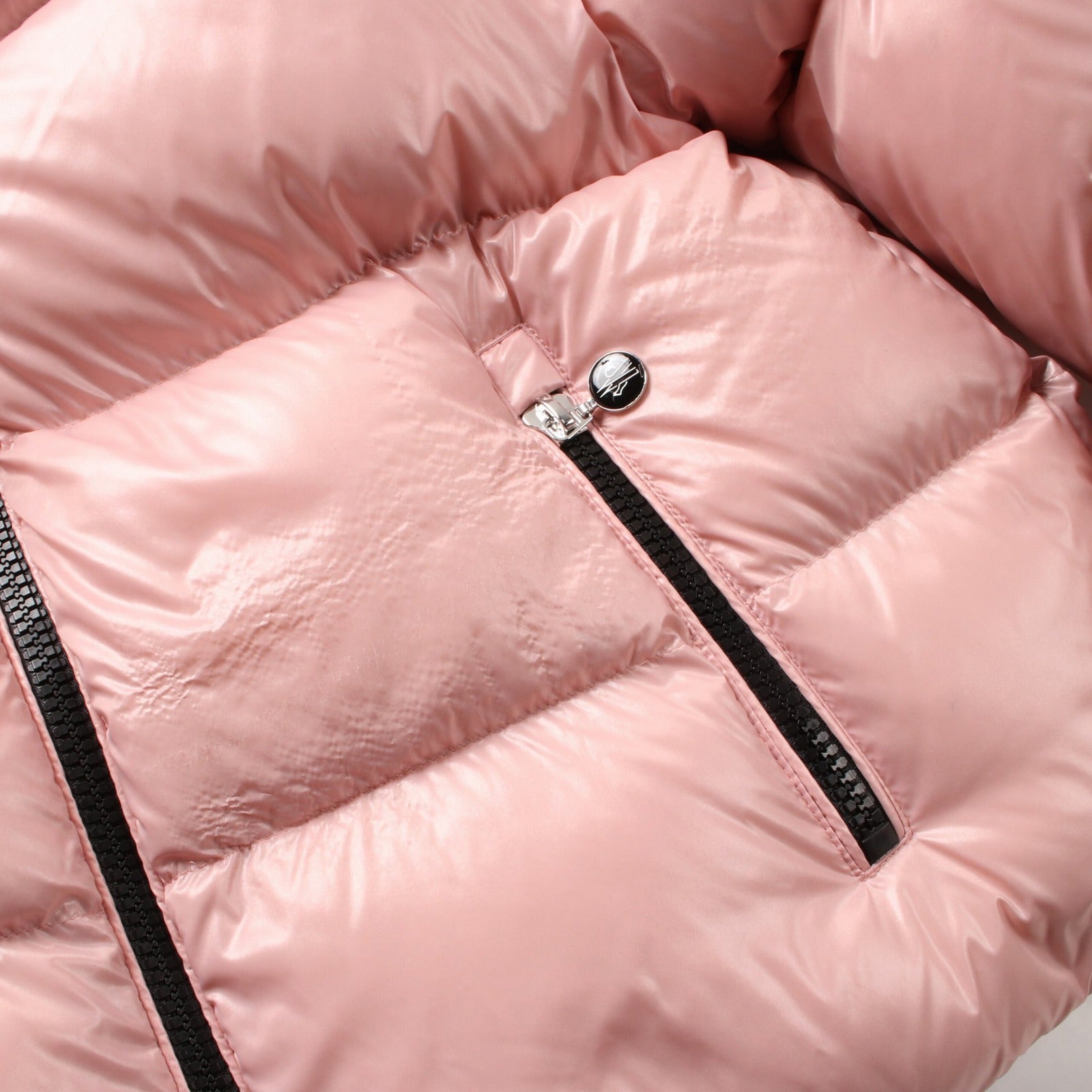 Moncler HUPPE Down Jacket Pink Polyamide