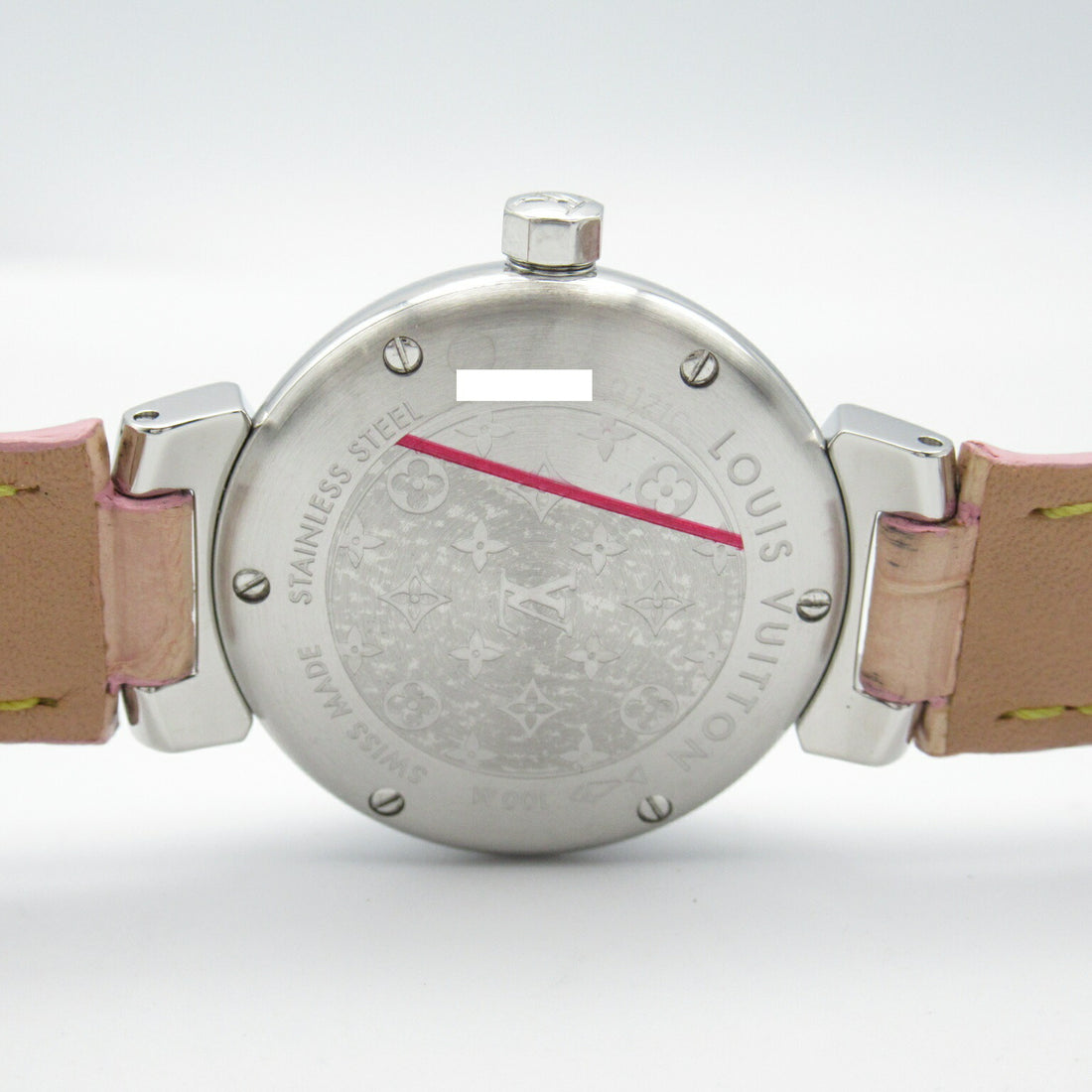 Louis Vuitton Tambour Watch Stainless Steel Leather