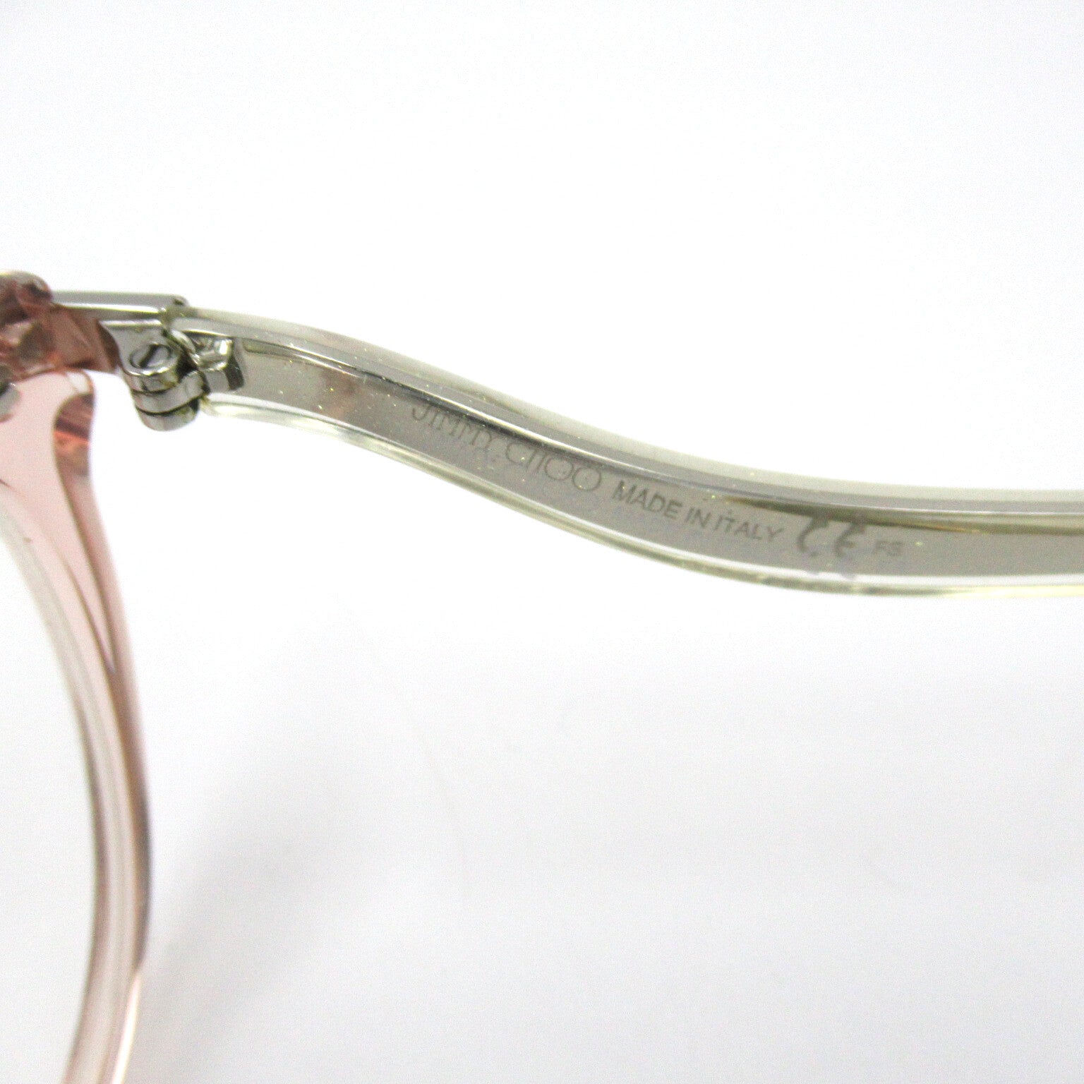 Jimmy Choo Eyeglasses Frame Pink Plastic