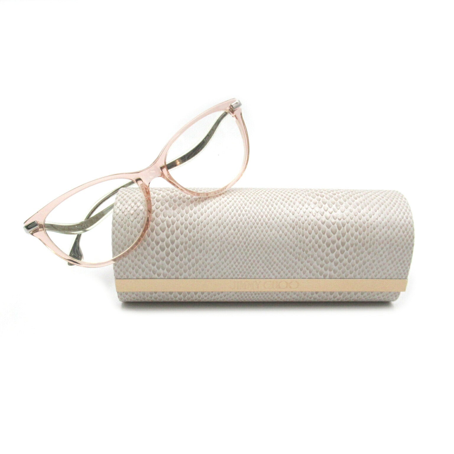 Jimmy Choo Eyeglasses Frame Pink Plastic