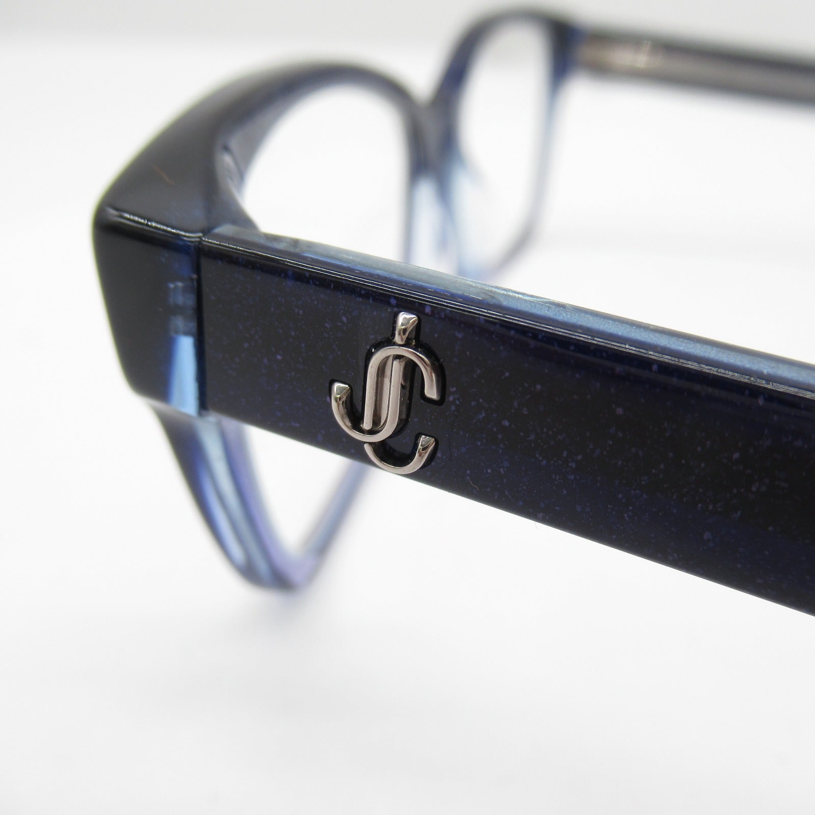 Jimmy Choo Blue Plastic Eyeglasses Frame