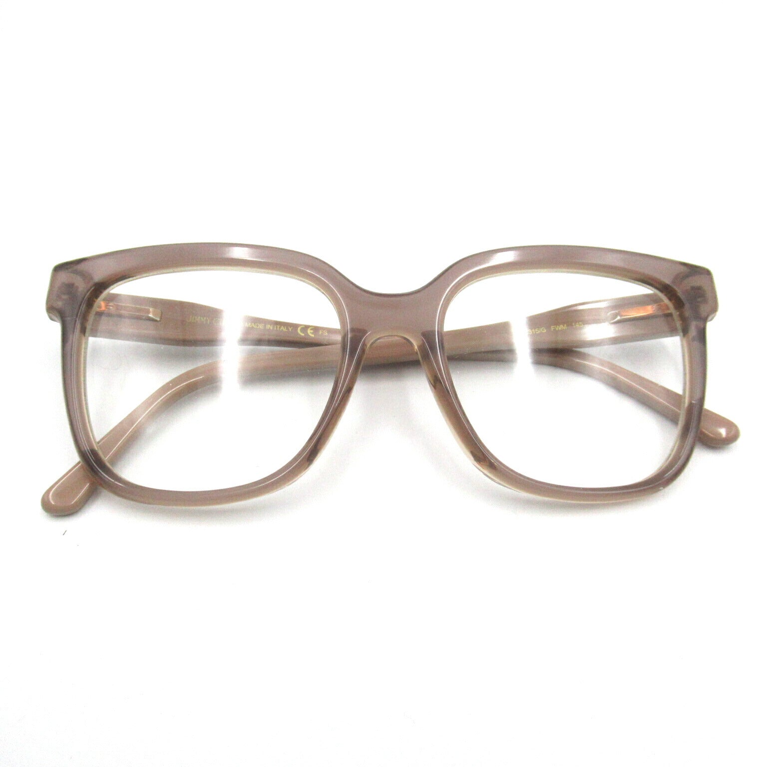 Jimmy Choo Plastic Eyeglasses Frame Beige