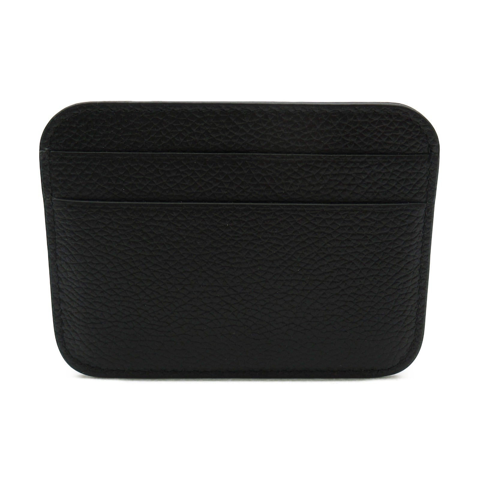 Balenciaga Leather Card Case Black