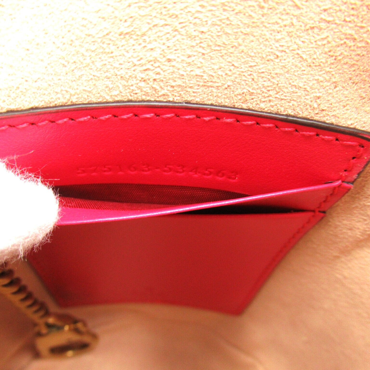 Gucci GG Marmont Mini Bucket Shoulder Bag Red