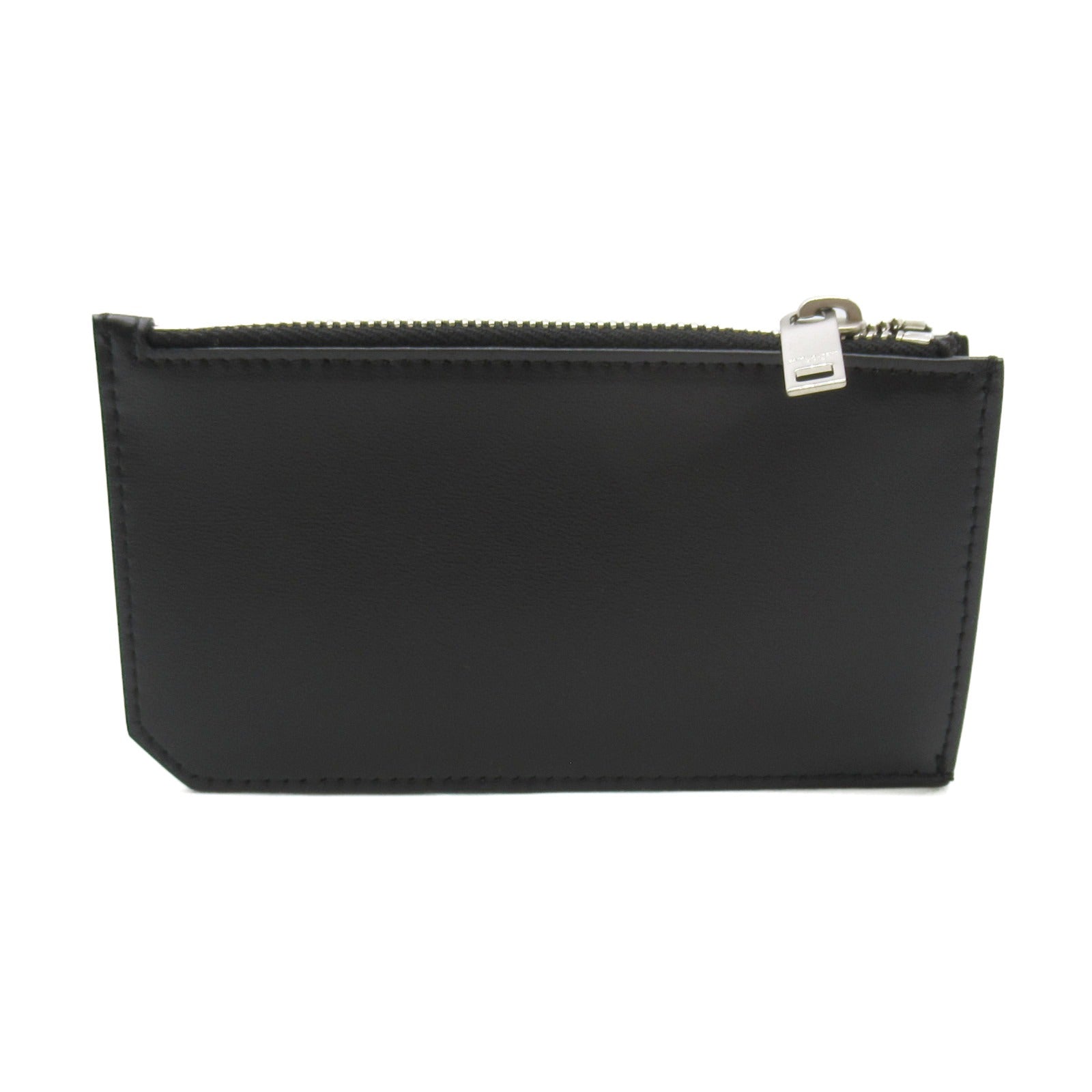 Saint Laurent Leather Card Case Black