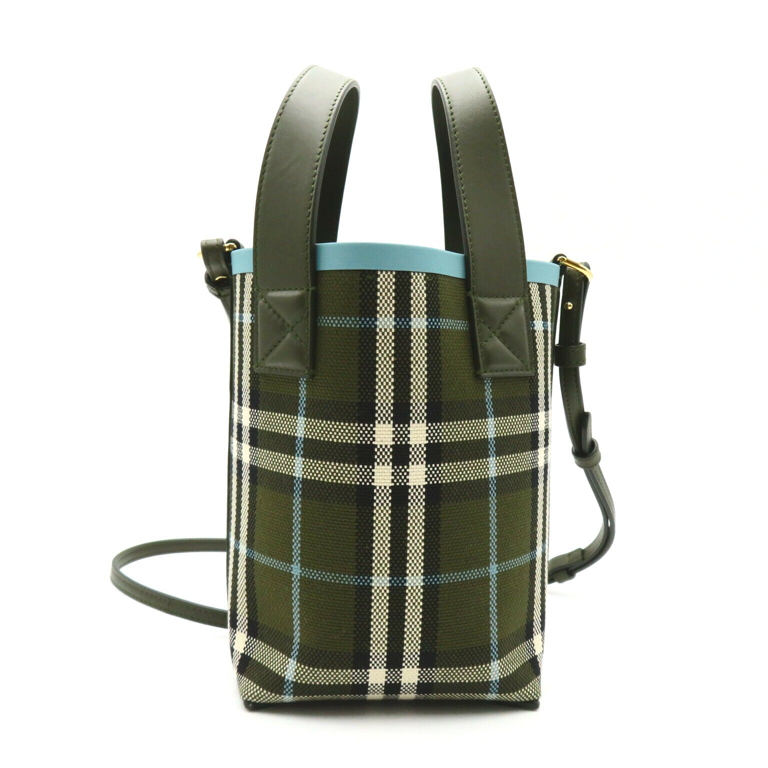 Burberry Bucket Bag 2way Shoulder Green