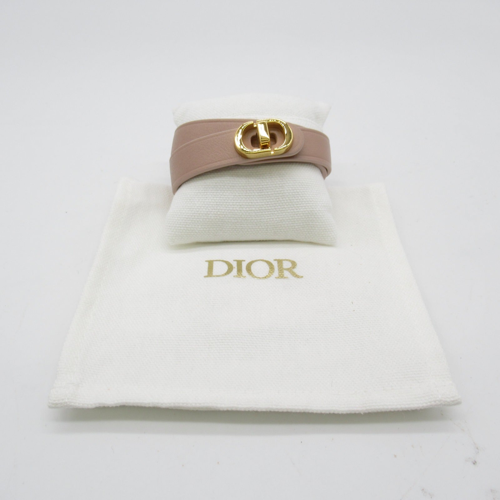 Dior 30 Montaigne Leather Double Bracelet