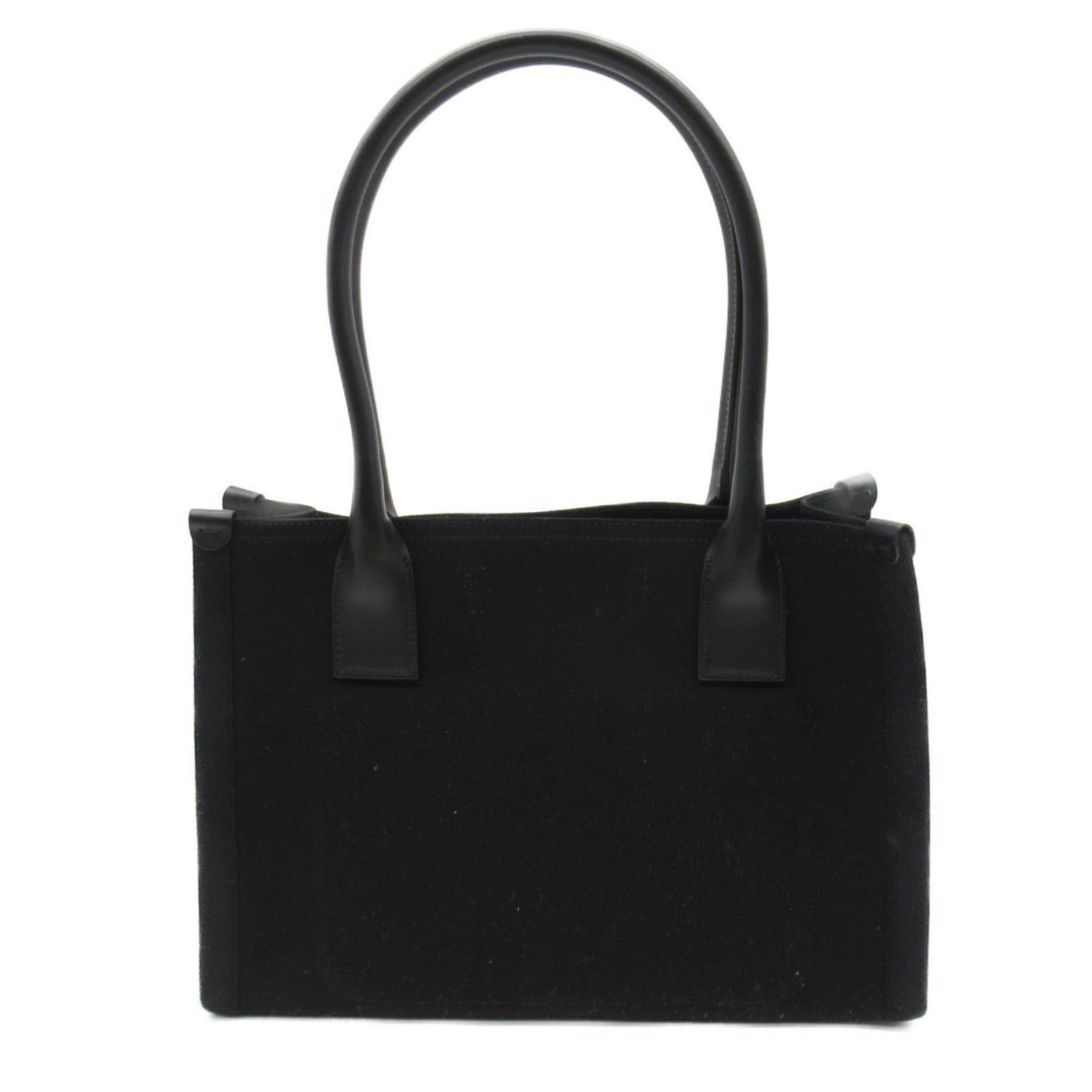 Christian Louboutin Fabric Leather Tote Bag Black