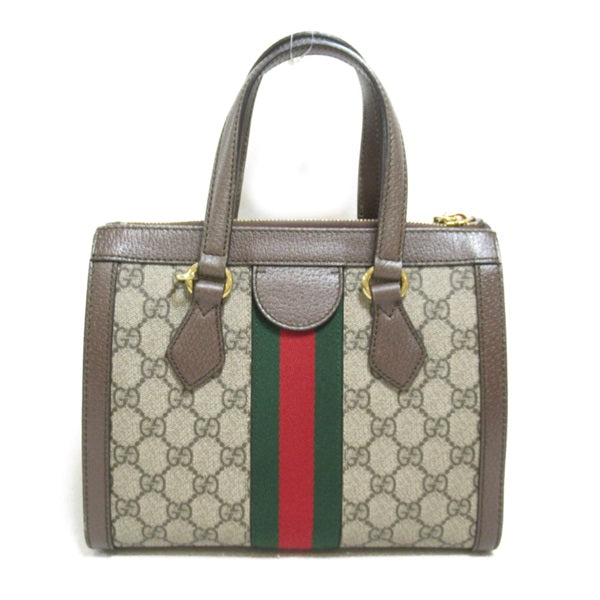 Gucci GG Supreme Ophidia Top Handle Bag  Leather Crossbody Bag 548000 in Excellent condition