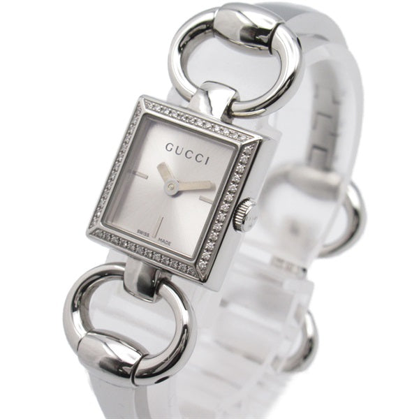 Gucci  Women's Stainless Steel GUCCI 120.00 Quartz Wrist Watch  Metal Other 120.0 in Great Condition