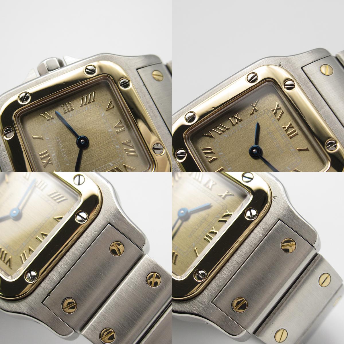 Cartier Santos Galbee SM Watch Gold Stainless Steel