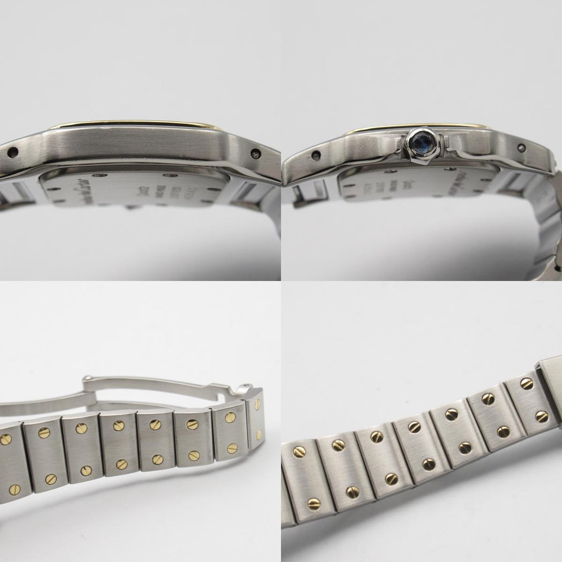 Cartier Santos Galbee SM Watch Gold Stainless Steel